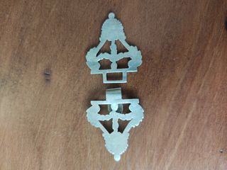 Broche de capa de plata del xviii
