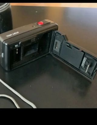 Cámara de fotos antigua Olympus