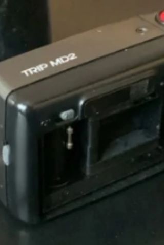 Cámara de fotos antigua Olympus