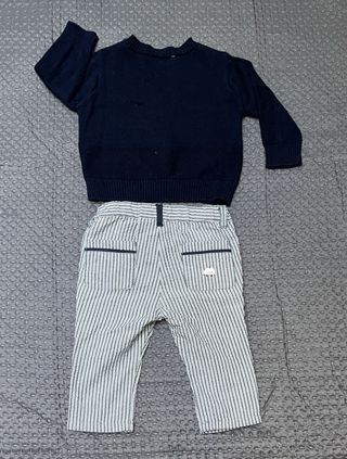 Set pantalone e cardigan chicco