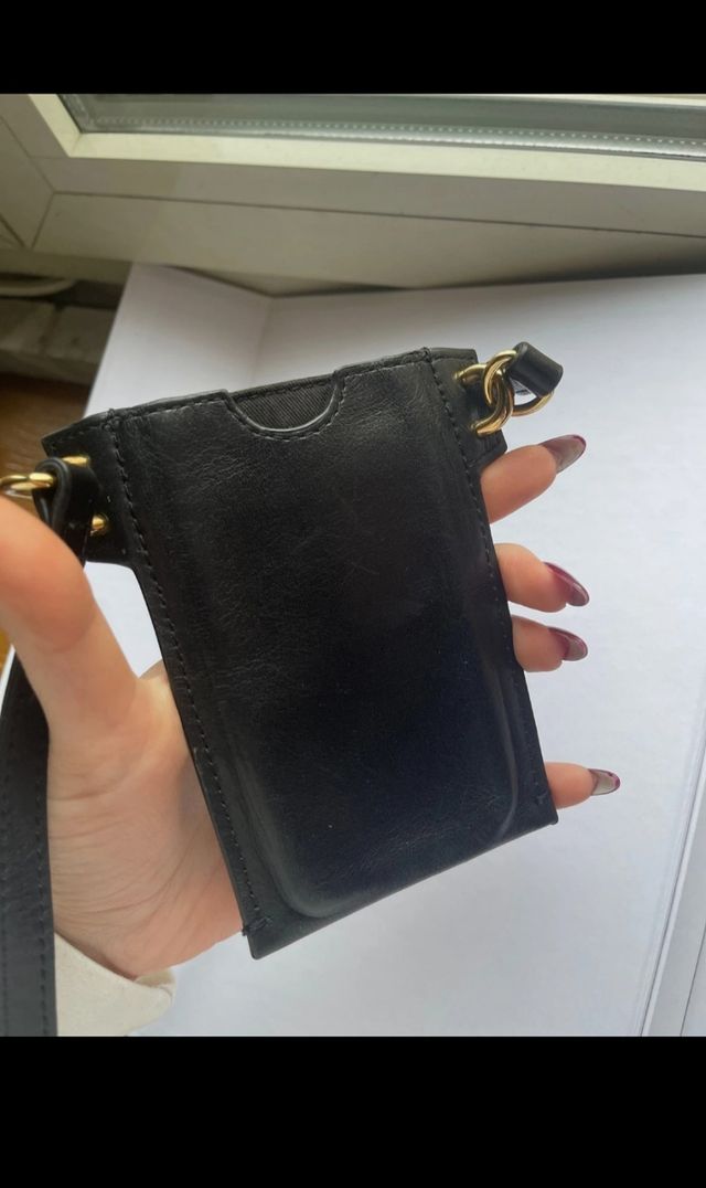 Porta cellulare vera pelle