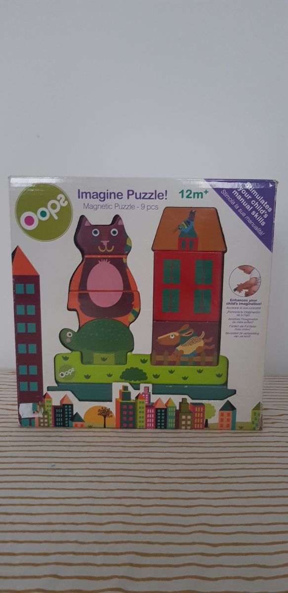 Puzzle magnético