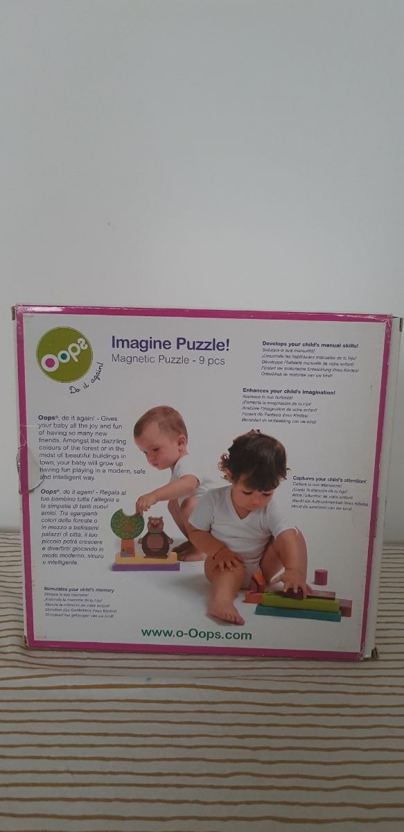 Puzzle magnético