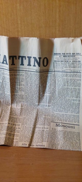 Il Mattino del 1900