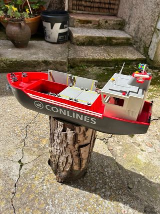 Barco de carbon Playmobil