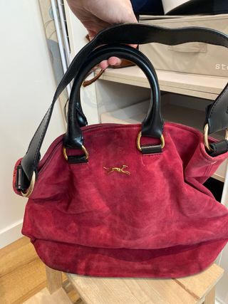 Bolso Bimba y Lola color fresa mano y colgar