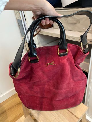 Bolso Bimba y Lola color fresa mano y colgar