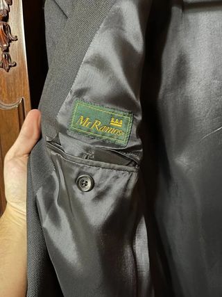 Giacca vintage uomo grigio scuro