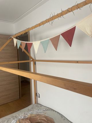 Cama montesori madera