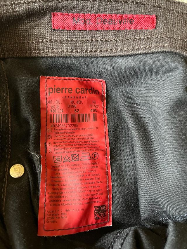PANTALÓN MARRÓN DE "PIERRE CARDIN"