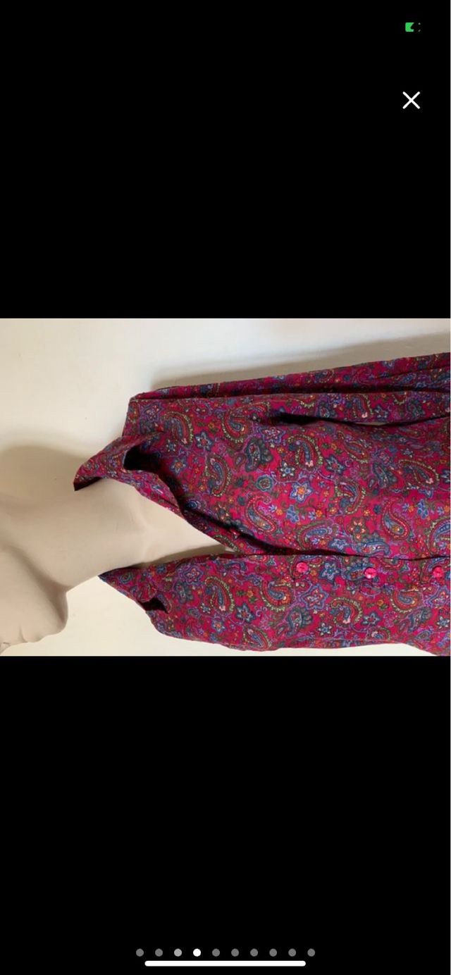 Camisa hippie paisley
