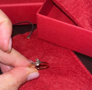 Anello Dodo luna oro, nuovo con scatola