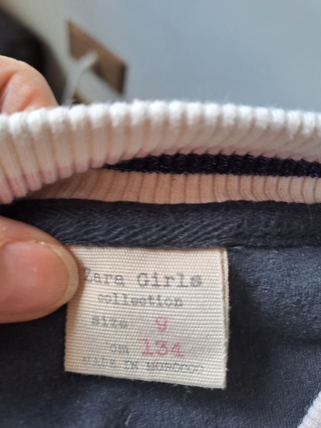 Felpa Zara bimba 9 anni