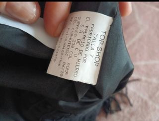 Vestido flecos Topshop