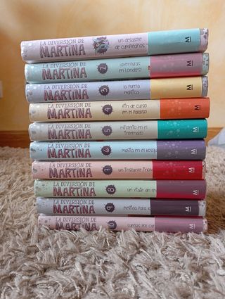 Libros de la diversión de Martina