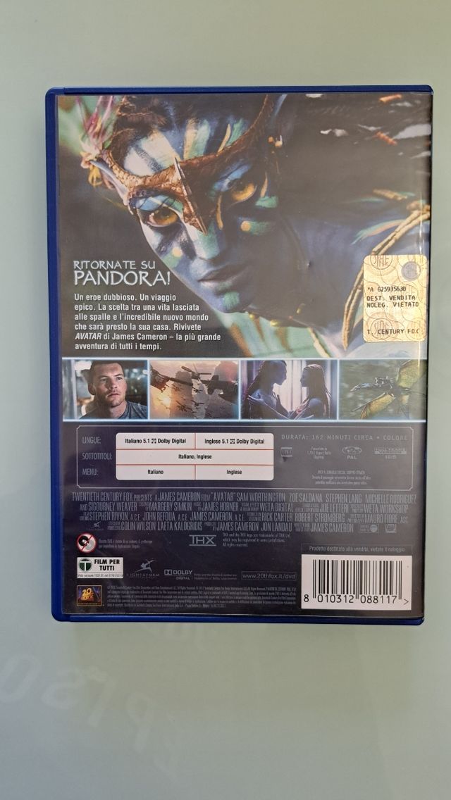 DVD Film Avatar