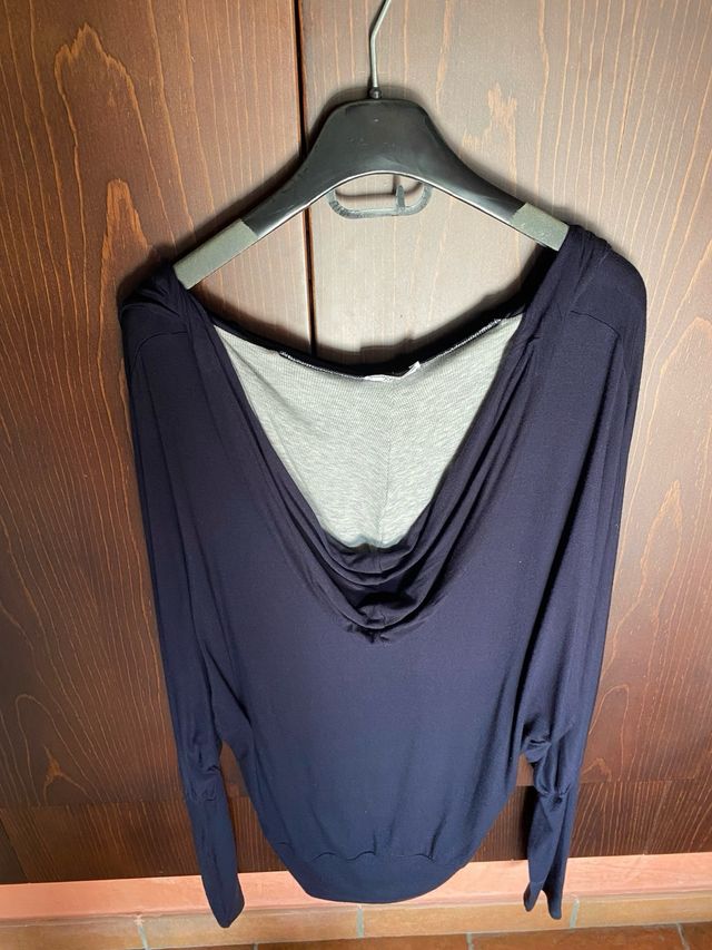 Felpa gian marco venturi con cappuccio