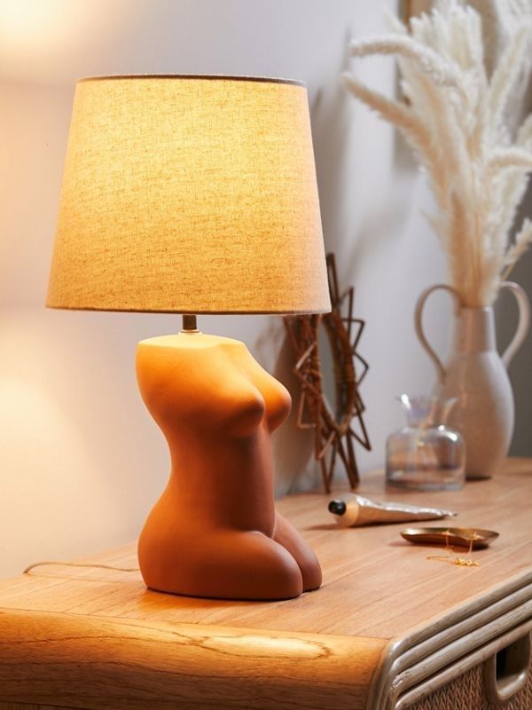 Conjunto de 2 lámparas cerámica.