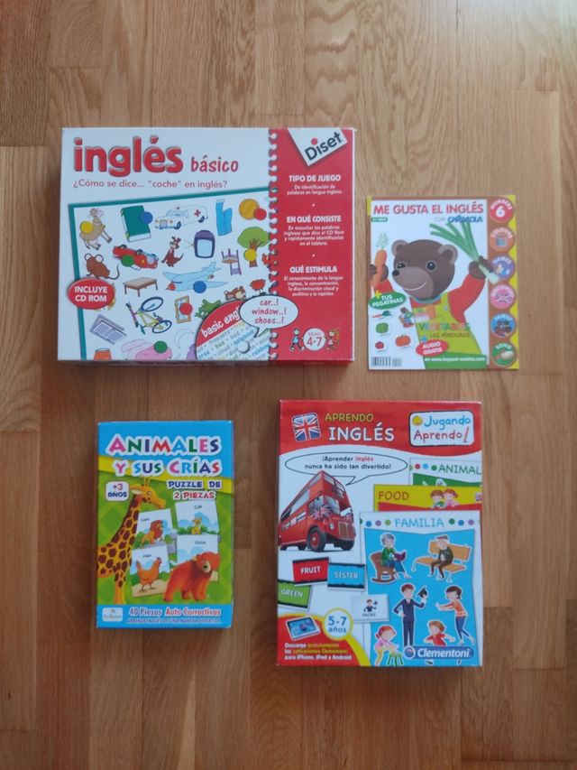Juegos educativos,puzzle,aprender inglés es fácil