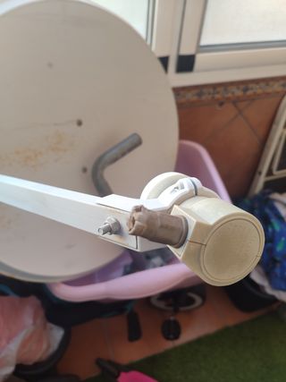 decodificador y antena parabolica