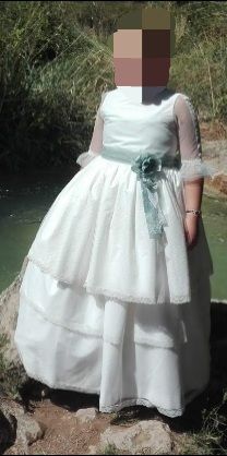 Vestido de comunión dos en uno