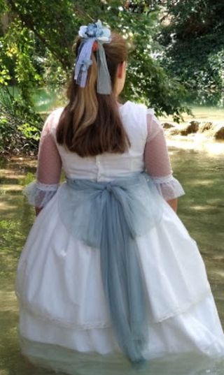 Vestido de comunión dos en uno