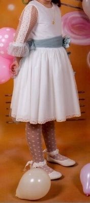 Vestido de comunión dos en uno