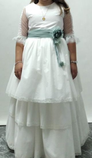 Vestido de comunión dos en uno