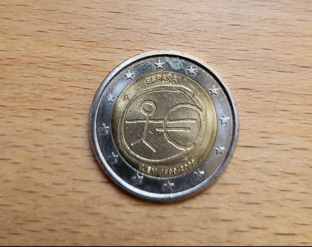 Moneda 2 euros. UEM