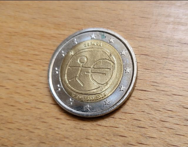 Moneda 2 euros. UEM