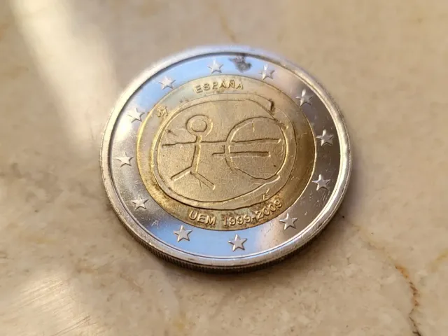 Moneda 2 euros. UEM