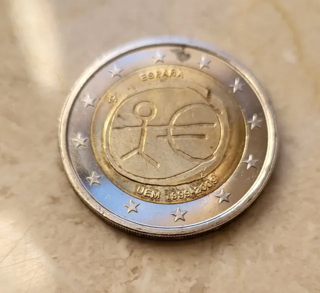 Moneda 2 euros. UEM
