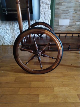 Carrello bar Vintage in legno massello