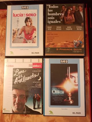 Lote de películas españolas en DVD