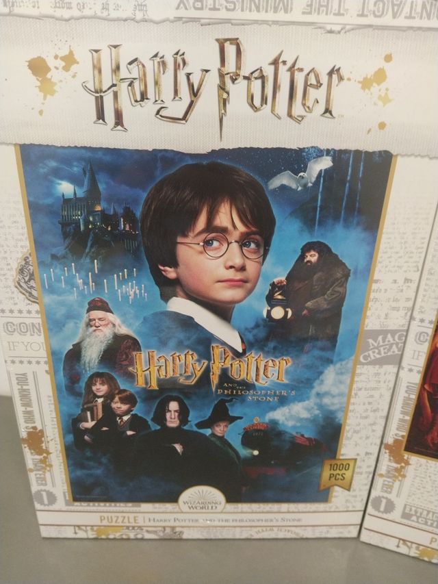 Lote 3 puzles de Harry Potter 