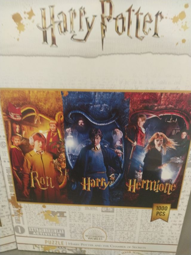 Lote 3 puzles de Harry Potter 
