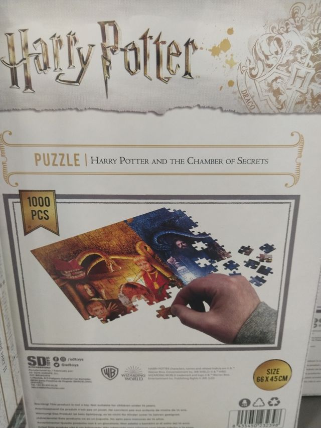 Lote 3 puzles de Harry Potter 
