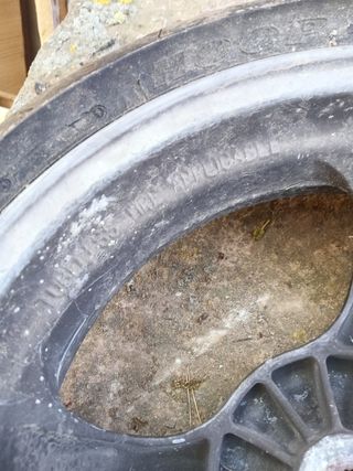 Rueda-LLanta atras de Scooter Benelli 491-50cc.Me