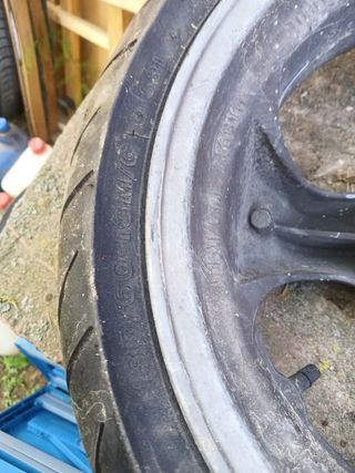 Rueda-LLanta atras de Scooter Benelli 491-50cc.Me