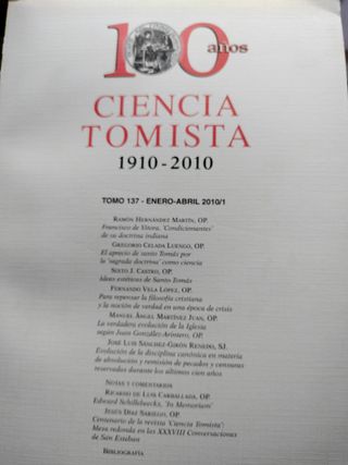 Ciencia Tomista: 100 años