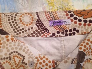 Falda de pana finita