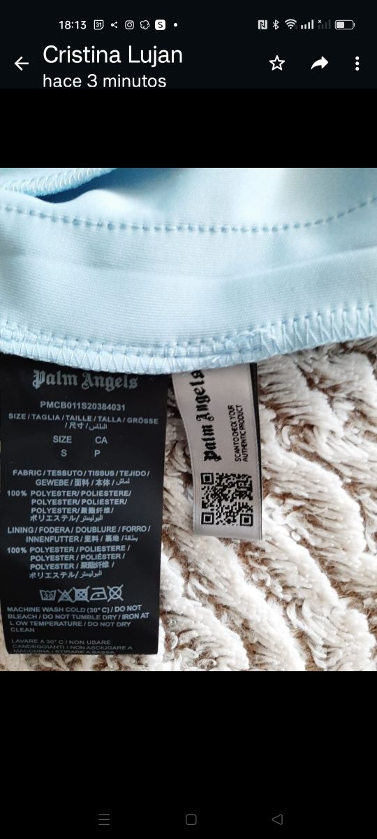 Pantalón corto Palm Angels 