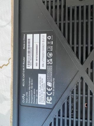 CUDDY ROUTER LT700 NUEVO