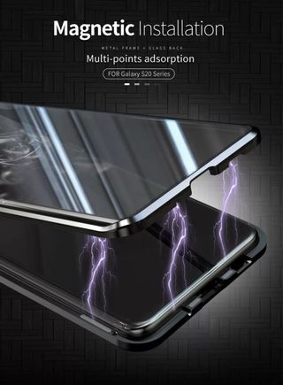 Funda Cristal Doble Cara Para S20 Plus I S20 Ultra