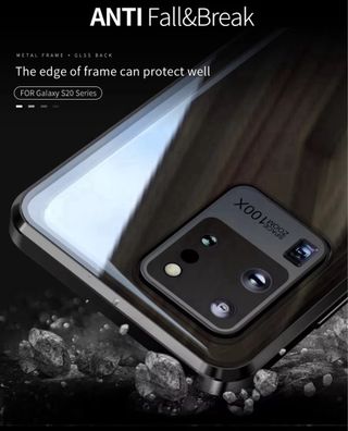 Funda Cristal Doble Cara Para S20 Plus I S20 Ultra