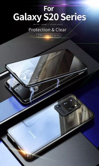 Funda Cristal Doble Cara Para S20 Plus I S20 Ultra