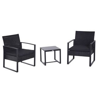 Set da Balcone, Tavolino e 2 Sedie da Esterno in R