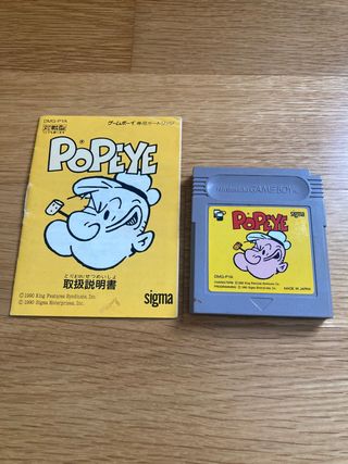 Popeye Game Boy Japon