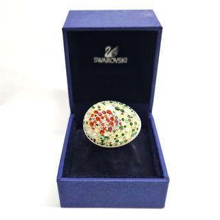 Anillo SWAROVSKI Resina blanca y Cristales color