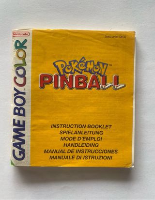 Pokemon Pinball Game Boy Color